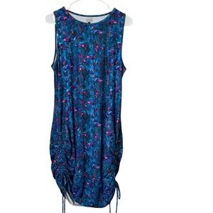 CVG Constantly Varied Gear Flamingo Cinched Athletic Dress Size M/L Sporty Gym